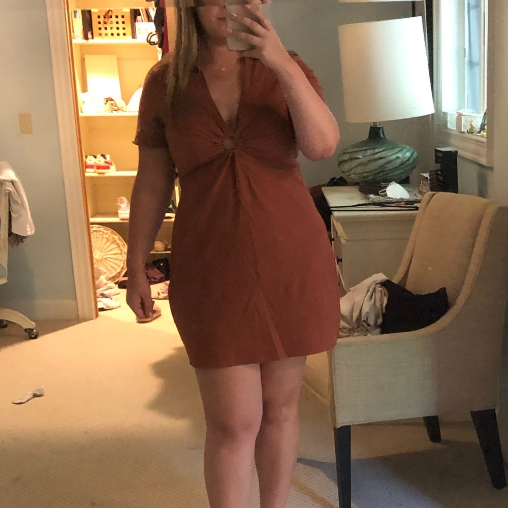 Abercrombie & Fitch O-Ring Shirt Dress